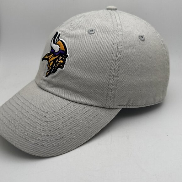 Minnesota Vikings Hat Cap Strap Back Mens One Size NFL Football Team Apparel - Picture 2 of 6